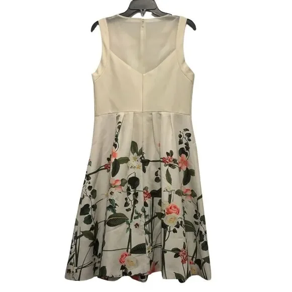 TED BAKER Karoline Secret Trellis Sleeveless Dress - Picture 5 of 13